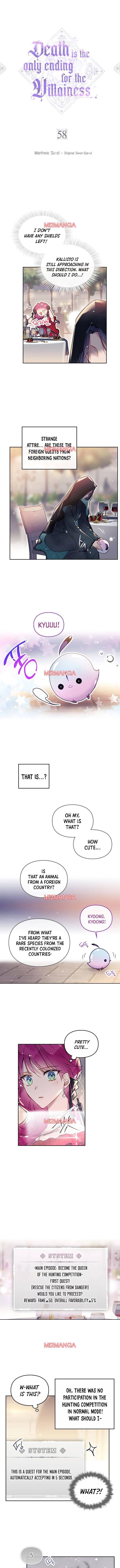 Death Is The Only Ending For The Villainess - Chapter 58 manhwa