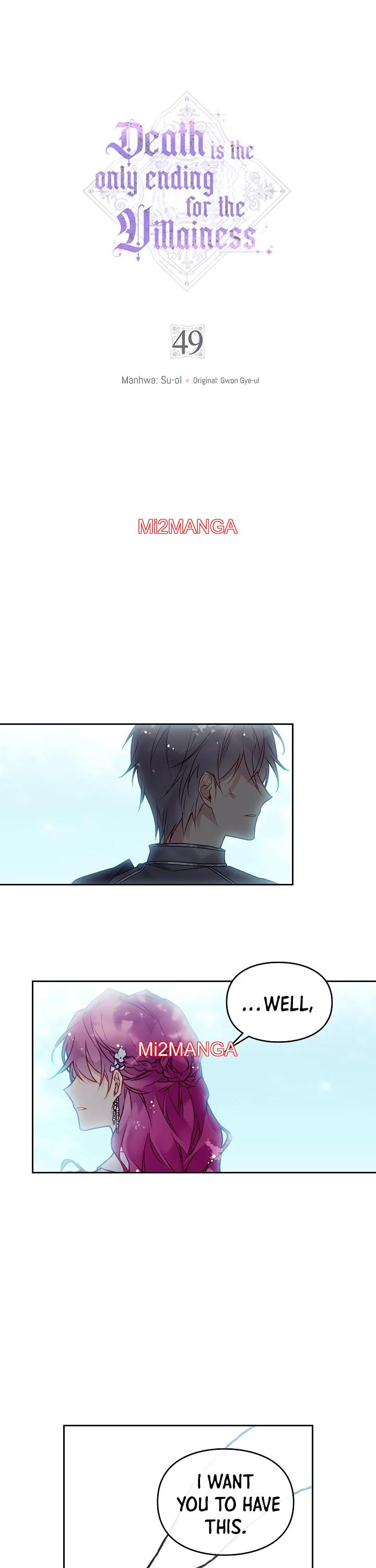 Death Is The Only Ending For The Villainess - Chapter 49 manhwa