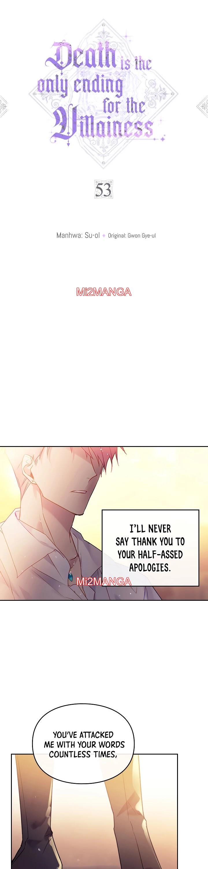 Death Is The Only Ending For The Villainess - Chapter 53 manhwa