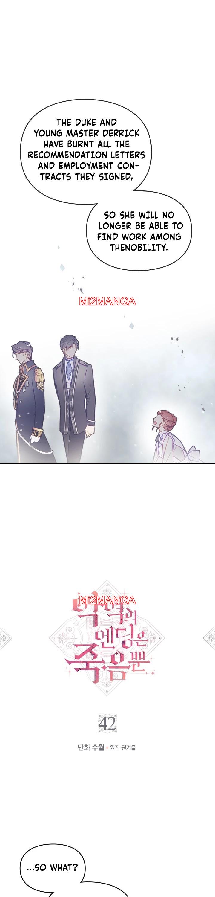 Death Is The Only Ending For The Villainess - Chapter 42 manhwa
