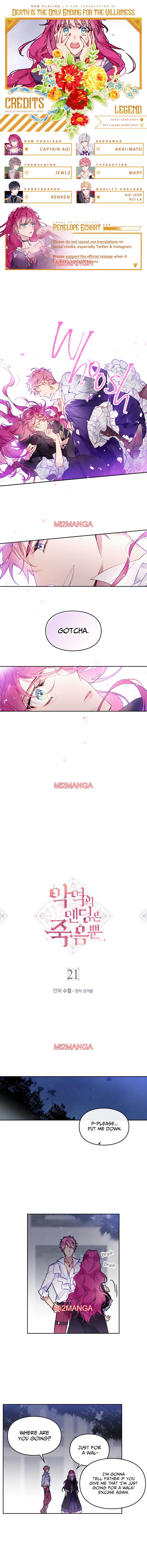 Death Is The Only Ending For The Villainess - Chapter 21 manhwa