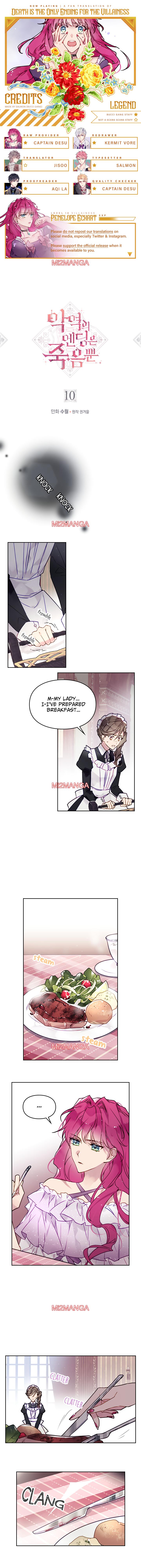 Death Is The Only Ending For The Villainess - Chapter 10 manhwa