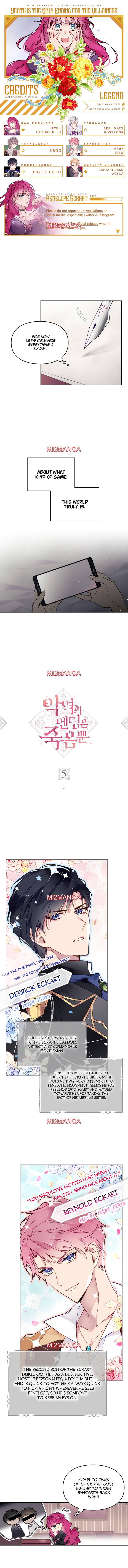 Death Is The Only Ending For The Villainess - Chapter 5 manhwa