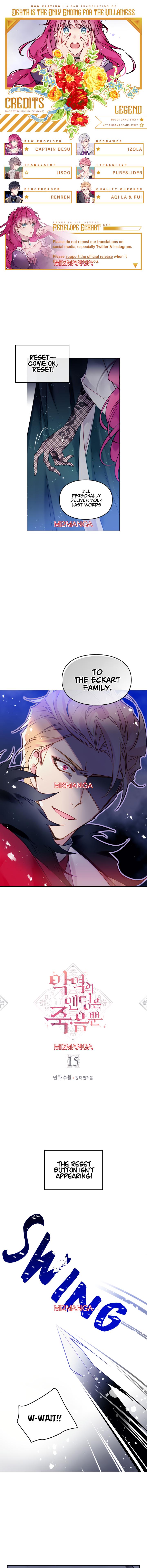 Death Is The Only Ending For The Villainess - Chapter 15 manhwa