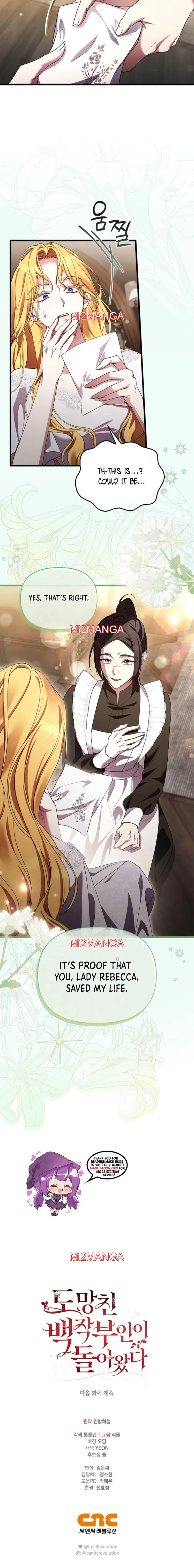 The Runaway Countess Has Returned - Chapter 9 manhwa